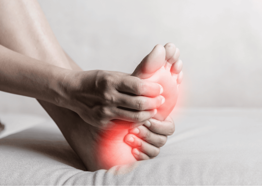 Harto de la fascitis plantar